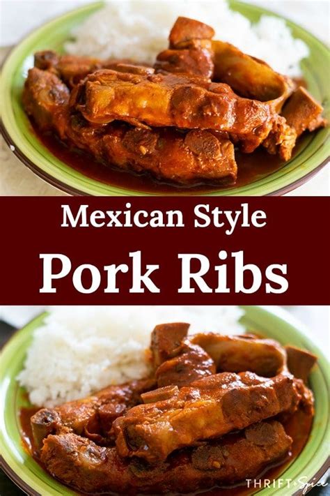 Mexican Pork Ribs (Costillas con Chile Colorado)